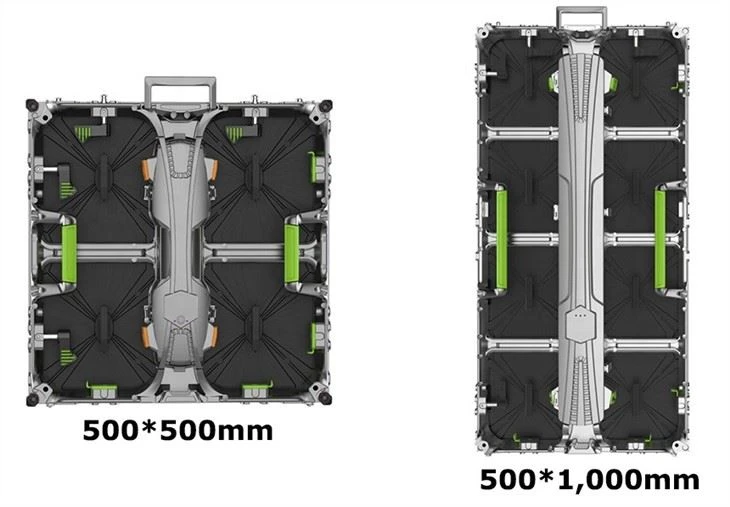 LXR Series 500*500mm & 500*1000mm Outdoor Led Wall Rental And Led Video Screens Hire For Stages And Events